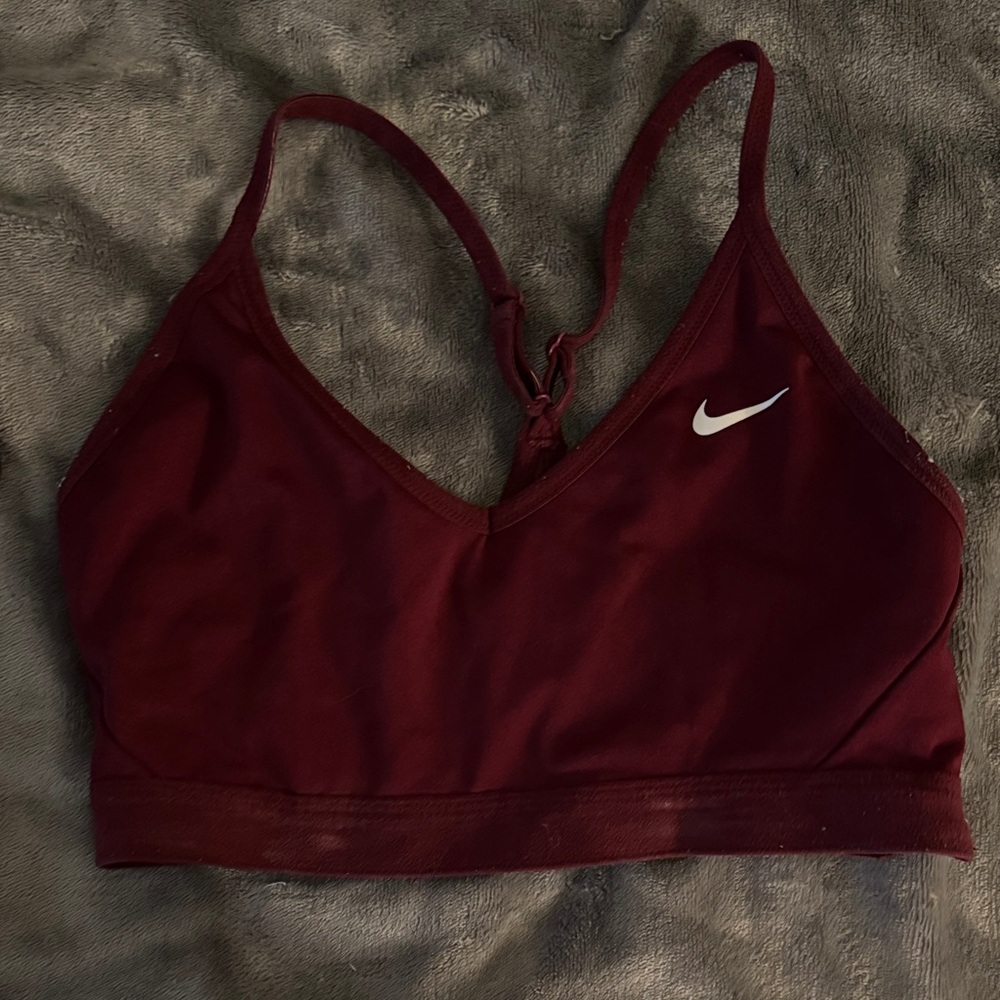 Nike Women's Dark Red Sports Bra
